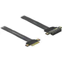 DeLOCK 85768, PCIe, PCIe, Schwarz, Grün, 0,3 m, 1 Stück(e)