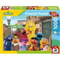 Schmidt Sesamstraße Puzzle 1000 Teile Nostalgie Familien Puzzle Erwachsene