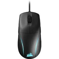 Corsair M75 Lightweight RGB, Beidhändig, Optisch, USB Typ-A, 26000 DPI, Schwarz
