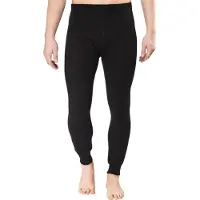 Woolpower Funktionsunterwäsche Long Johns 400 Schwarz-XL