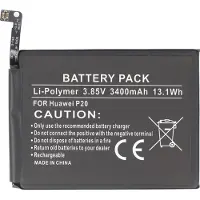 AccuCell Akku passend für den Huawei P20 Akku Li-Polymer 3,85 Volt mit 3400mAh