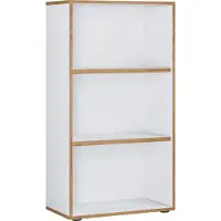 VCM Bücherregal "Holz Büro Regal Bücher Ordner Aktenregal Salia 3f", weiß, B:60cm T:33cm, Regale, Bücherregal