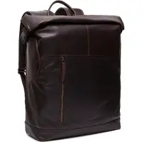 The Chesterfield Brand Leder Freizeitrucksack Rucksack mit Laptopfach Liverpool Backpack Brown dunkelbraun