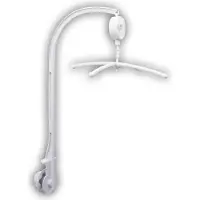 Niermann Stand By Niermann Mobilehalter zum Schrauben mit Spieluhr Weiss