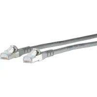 METZ CONNECT Patchkabel Cat.6A 10G AWG26 grau 0,5m