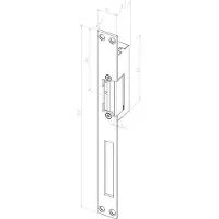 Assa Abloy EFF-EFF 14 HZ EST Univ. Edelstahl Türöffner, 6-12V AC/DC