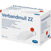 Hartmann Verbandmull ZZ in Zickzack-Lagen 20-fädig 8-lagig - 2 m 1 St