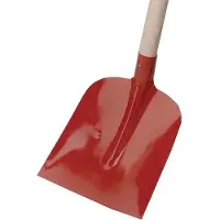 Ideal Holsteiner Sandschaufel mit E-Stiel, rot, Gr. 2