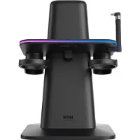 KIWI DESIGN RGB Ladestation für Meta Quest 3 / 3S | auch Meta Quest 2, Meta Quest Pro