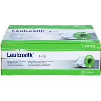 Leukosilk 5 cmx5 m 6 St Pflaster