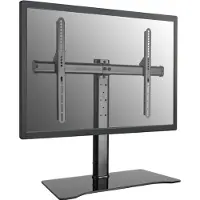 Equip 32"-55” TV-Tischfußhalterung, 81,3 cm (32"), 139,7 cm (55"), 40 kg, 600 x 400 mm, Glas, Metall, Schwarz