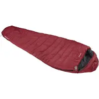 High Peak Mumienschlafsack "Redwood 3", rot (dunkelrot, grau), Schlafsäcke, B/L: 80cm x 220cm, Reißverschluss links, Obermaterial: 100% Polyester. Füllung: 100% Polyester, Mumienschlafsack, L:220cm