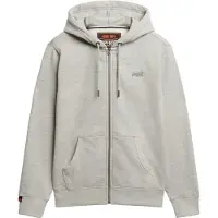Superdry Kapuzensweatjacke "ESSENTIAL LOGO ZIP HOODIE HB" Baumwollmischung, slim fit