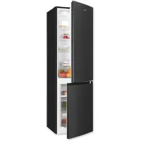 Exquisit Kühl-Gefrierkombination KGC265-70-NF-040C inoxlook-az | 253 L Volumen | Kühl Gefrierkombination No-frost | Türanschlag wechselbar | Kühlgefrierkombination freistehend