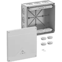 Spelsberg 43542001 Abzweigkasten, Schutzart IP66/IP67/IP69, max. 352, Schlagfestigkeit IK09, Schutzklasse II, Ui 690V AC, Ui 690V DC, DLG, DNV, VDE