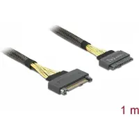 DeLOCK U.2 SFF-8639 Verlängerungskabel Stecker/Buchse 1m, 32Gbps NVMe