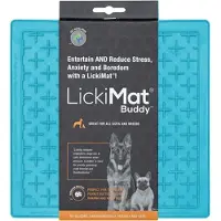 LickiMat - Dog lick mat Buddy Light Blue 20X20Cm - (645.5353)
