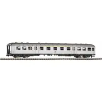 Piko n N-Personenwagen Silberling 1/2.Kl. DB IV schwarzer Rahmen