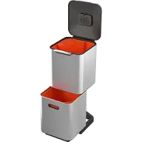 Joseph Joseph Mülleimer Totem 40 L Edelstahl