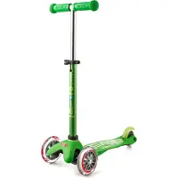 Micro Mini Micro Deluxe Green, Kinder, Klassischer Roller, Junge/Mädchen, Asphalt, 50 kg, 3 Rad/Räder
