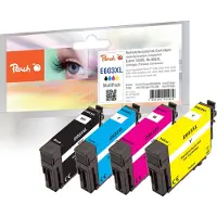 Peach PI200-861, Hohe (XL-) Ausbeute, Schwarz, Cyan, Magenta, Gelb, 11 ml, 6 ml, 4 Stück(e), Multipack