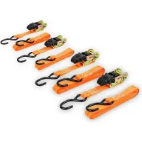 Las Spanngurt-Set 4-tlg, mit Ratsche und Haken