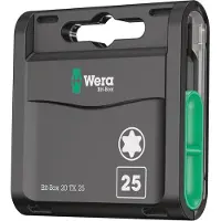 Wera Bit-box 20 Tx Torx Screwdriver Silber