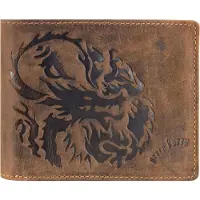 Green Burry GREENBURRY Geldbörse Vintage Wallet RFID Brown braun