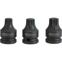 Ks Tools 1/2" Kraft-Bit-Stecknuss XZN,kurz,M16
