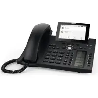 Snom D385N, IP-Telefon, Schwarz, Kabelgebundenes Mobilteil, Tisch/Wand, Linux, Im Band, Außerhalb des Bandes, SIP-Info