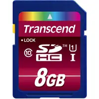 Transcend Speicherkarte SDHC UHS-I 600x 8 GB - Class 10