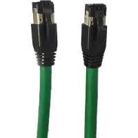 Microconnect MC-SFTP8005G, 0,5 m, Cat8.1, S/FTP (S-STP), RJ-45, RJ-45, Grün