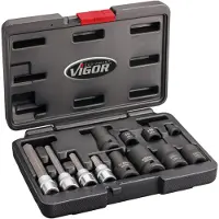 Vigor Bremssattel-Verschraubungs Satz V7158 12-teilig 7 – 22 mm Anzahl