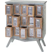 Mendler Apotheker-Schrank MCW-A43, Kommode, Tanne Holz massiv Vintage Shabby-Look 94x73x32cm