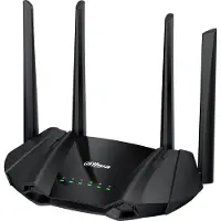 Dahua Technology AX15M, Wi-Fi 6 (802.11ax), Dual-Band (2,4 GHz/5 GHz), Ethernet/LAN, Schwarz, Tabletop-Router