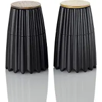 AdHoc Magnetische Pfeffer- und Salz-Doppelmühle MagTwo, CeraCut Ceramic Mahlwerke, Kunststoff / Bambus