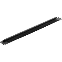 Lanberg AK-1103-B, Bürstenleiste, Metall, Schwarz, 1 Stück(e), 210 g