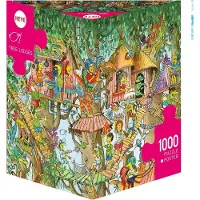 Heye Puzzle Tree Lodges, 1000 Teile, 1000 Stück(e), Kunst