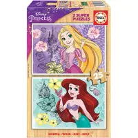 Educa Borras 2x25 Disney Prinzessinnen (rapunzel + Arielle) Puzzle Mehrfarbig Mehrfarbig One Size