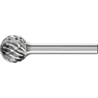 PFERD TOOLS Hartmetall Hochleistungsfrässtift STEEL Kugel KUD Ø 16x14 mm Schaft-Ø 6 mm für Stahl