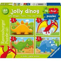 Ravensburger My First Puzzle, Jolly Dinos, 2 Stück(e), Dinosaurier, 1,5 Jahr(e)