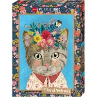 Heye Puzzle Pretty Feline, 1000 Teile, 1000 Stück(e), Kunst
