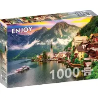 Enjoy Puzzle Puzzle, 1000 Teile – „Enjoy“ – Hallstatt bei Sonnenuntergang, Österreich