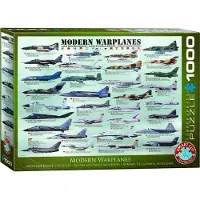 Eurographics Puzzle Modern Warplanes - 1000 Teile Flugzeug