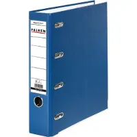 Falken Doppelordner,PP-Folie aussen,für 2x DIN A5 quer,70mm Rücken, blau