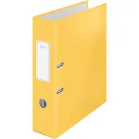 Leitz 10610019, Konventioneller Dateiordner, A4, Karton, Gelb, Matt, Porträt