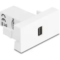 DeLOCK 90842, Mini DisplayPort, Männlich, Männlich, Gerade, Gerade, Weiß