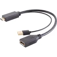 Shiverpeaks HDMI-A Adapter, Displayport Buchse, 4K, 30cm