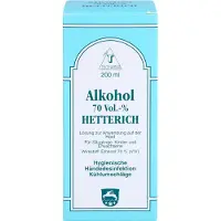 TEOFARMA Alkohol 70% V/V Hetterich 200 ml