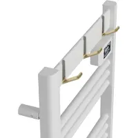 Pro-Tec Handtuchheizkörper ’Uvdal‘ Aluminium 105 x 50 cm Weiß